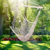 2pcs Hanging Rope Air/Sky Chair Swing beige