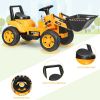 6V Battery Powered Kids Ride On Excavator