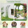 Garden Arch Arbor Trellis for Climbing Plants Roses Vines