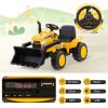 12V Kid's Ride on Excavator with Adjustable Digging Bucket