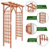 Garden Archway Arch Lattice Trellis Pergola for Climbing Plants and Outdoor Wedding Bridal Decor