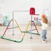 Kids Folding Horizontal Bar with 4 Adjustable Heights