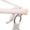 2pcs Hanging Rope Air/Sky Chair Swing beige