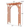 Garden Archway Arch Lattice Trellis Pergola for Climbing Plants and Outdoor Wedding Bridal Decor