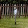 10pcs 5W High Brightness Solar Power LED Lawn Lamps with Lampshades White & Silver