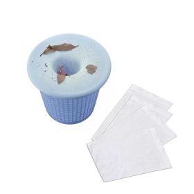 Swimming Pool Garbage Basket, Pool Skimmer Sock (Color: Blue)