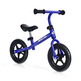 Kids No Pedal Balance Bike Adjustable Ages 30 Months to 5 Years (Color: Blue)