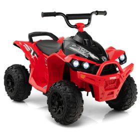 12V Kids Ride On ATV with High/Low Speed and Comfortable Seat (Color: Red)