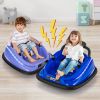 12V Kids Bumper Car Ride on Toy with Remote Control and 360 Degree Spin Rotation