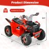 Kids Ride on ATV 4 Wheeler Quad Toy Car with Direction Control