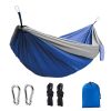 1pc Outdoor Camping Hammock; Portable Nylon Parachute Hammock 106*55in