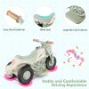 6V Kids Electric Ride on Motorcycle with Bubble Maker and Music