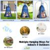 2-in-1 40 Inch Kids Hanging Chair Detachable Swing Tent