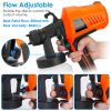 700W Electric Paint Sprayer Handheld HVLP Spray Painter Painting Spray Gun For Fences Brick Walls