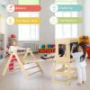 7-in-1 Toddler Climbing Toy Connected Table and Chair Set for Boys and Girls Aged 3-14 Years Old