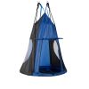 2-in-1 40 Inch Kids Hanging Chair Detachable Swing Tent