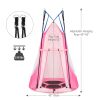 2-in-1 40 Inch Kids Hanging Chair Detachable Swing Tent