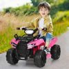 6V Kids ATV Quad Electric Ride On Car with LED Light and MP3