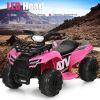 6V Kids ATV Quad Electric Ride On Car with LED Light and MP3