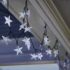 2Pcs Solar Powered String Lights 39.3FT 100LED Beads Fairy Star Lights