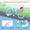 14-Inch Kids Bike Adjustable with Training Wheels for 3-5 Years Old