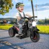 6V Kids Electric Ride on Motorcycle with Bubble Maker and Music