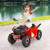 Kids Ride on ATV 4 Wheeler Quad Toy Car with Direction Control