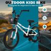 18 Inch Kids Bike with Kickstand and Coaster Brake for 4-8 Years Old