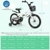 18 Inch Kids Bike with Kickstand and Coaster Brake for 4-8 Years Old