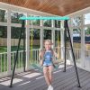 Swing Sets for Backyard, Heavy Duty A-Frame Swing, Swing Sets for Yoga Hammock Saucer Baby Porch Swing, Swing Sets for Backyard