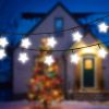 2Pcs Solar Powered String Lights 39.3FT 100LED Beads Fairy Star Lights