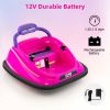 12V Kids Bumper Car Ride on Toy with Remote Control and 360 Degree Spin Rotation