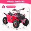 Kids Ride on ATV 4 Wheeler Quad Toy Car with Direction Control