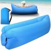 Inflatable Lounger Air Sofa Lazy Bed Sofa Portable Organizing Bag Water Resistant for Backyard Lakeside Beach Traveling Camping Picnics