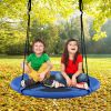 2-in-1 40 Inch Kids Hanging Chair Detachable Swing Tent