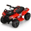 6V Kids ATV Quad Electric Ride On Car with LED Light and MP3