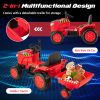 12V Kids Ride On Tractor with Trailer and Remote Control