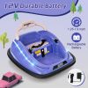 12V Kids Bumper Car Ride on Toy with Remote Control and 360 Degree Spin Rotation