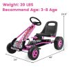 4 Wheels Kids Ride On Pedal Powered Bike Go Kart Racer Car Outdoor Play Toy