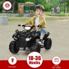 6V Kids ATV Quad Electric Ride On Car with LED Light and MP3